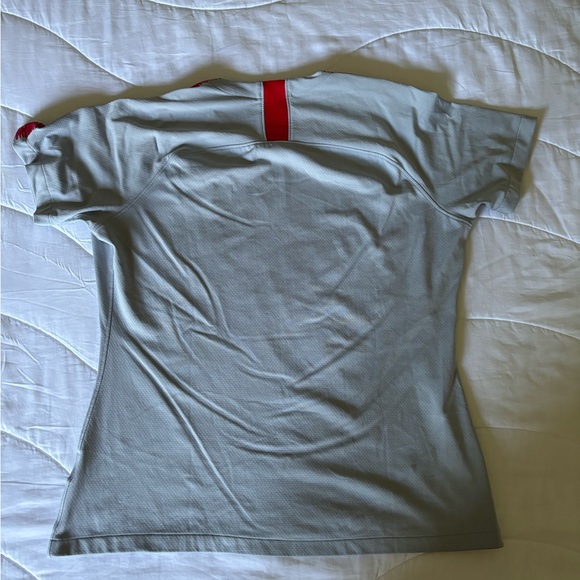 Nike DriFit Womens USWNT Large Gray Training Shirt - Picture 2 of 3